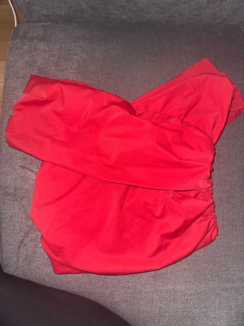 Banana Republic Bright Red Off-Shoulder Top